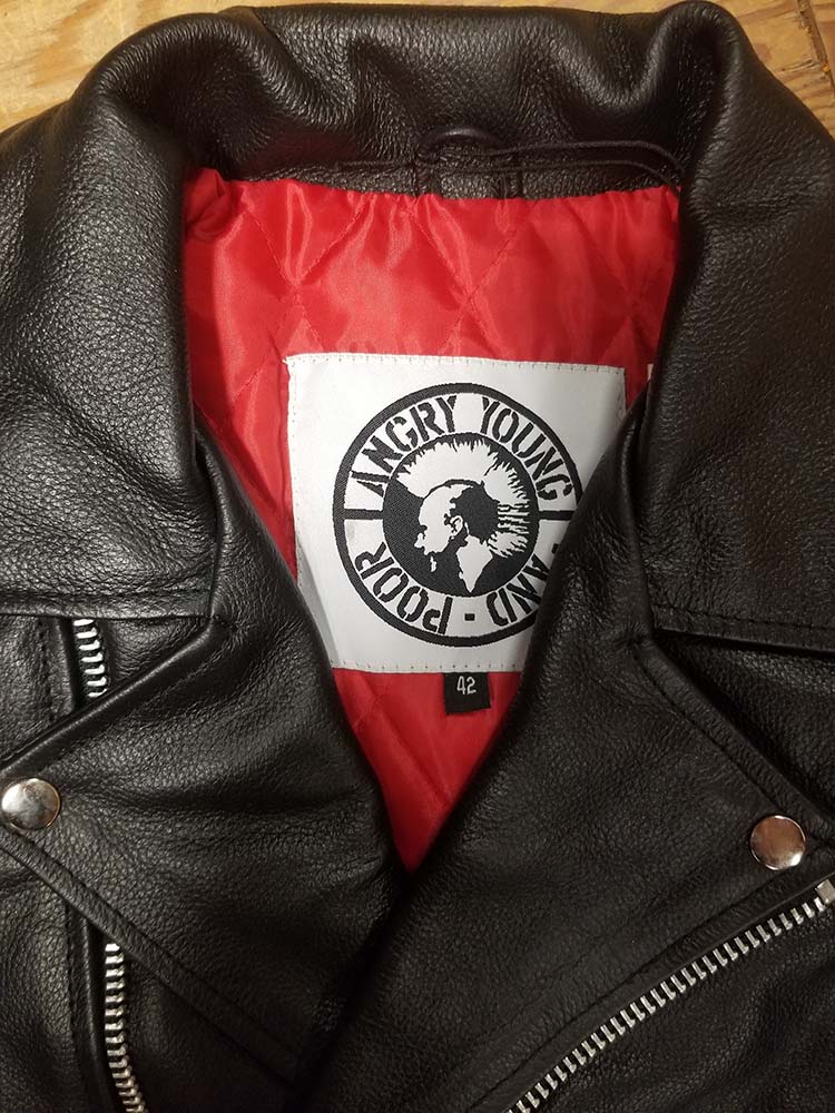 AYP Premium Motorcycle Jacket- BLACK leather 