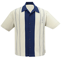 The Harper Retro Mod Bowling Shirt by Steady Clothing