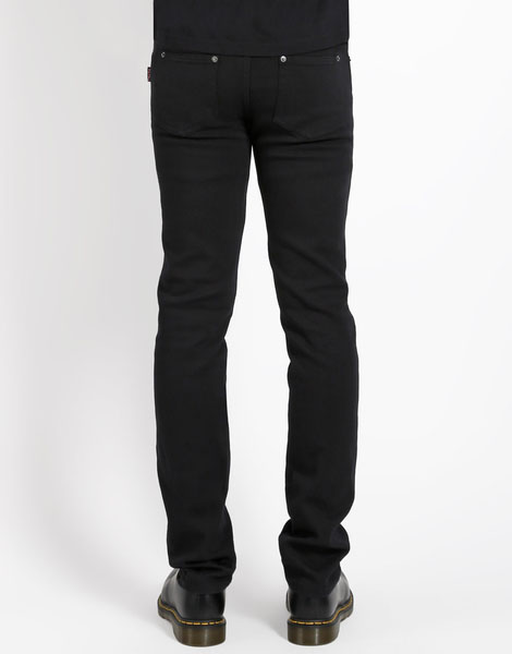 Trash And Vaudeville 5 Pocket Stretch Jeans in BLACK by Tripp NYC