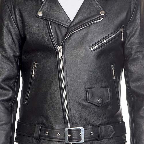 The Commando Leather Jacket in BLACK (Nickel Hardware) by Straight To ...