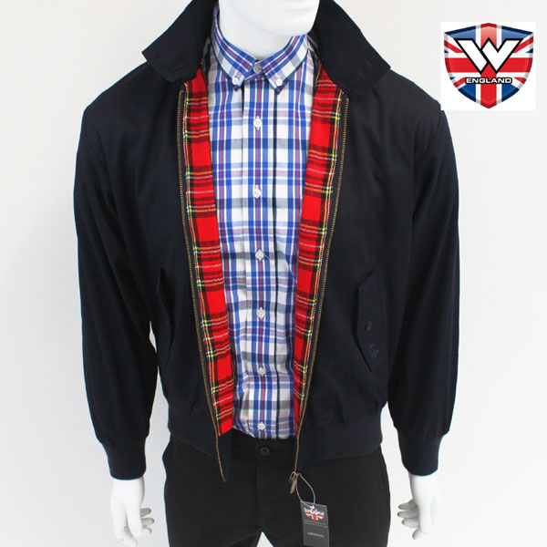 Harrington Jacket by Warrior Clothing- NAVY