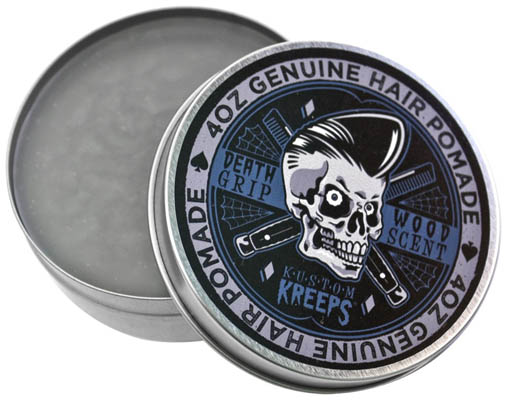 Kustom Kreeps Death Grip Pomade- Heavy Hold (Wood Scent)