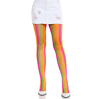 Solara Rainbow Fishnet Tights / Fishnets