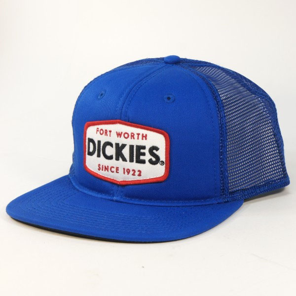 Dickies- Ft Worth on a Royal Blue Trucker Hat