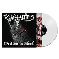 Casualties- Written In Blood LP (White Vinyl)