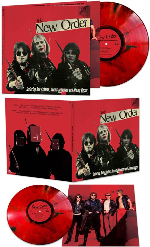 New Order- S/T LP (Stooges & MC5, Not The Post-Joy Division Band) (Red ...