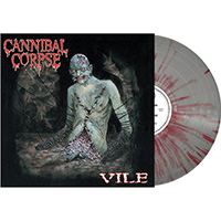 Cannibal Corpse- Vile LP (Silver With Red Splatter Vinyl)