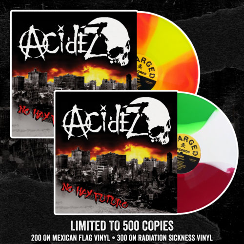 Acidez- No Hay Futuro LP (Color Vinyl, Comes With Patch, Poster And Sticker)