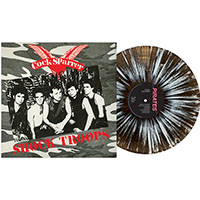 Cock Sparrer- Shock Troops LP (Black Ice With White Splatter Splatter Vinyl)