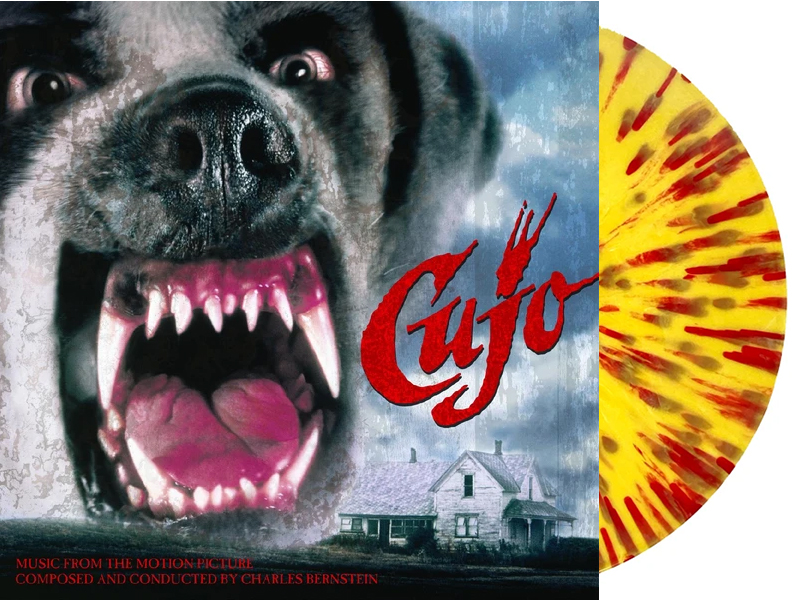 Cujo (Soundtrack) LP (Pinto Yellow With Blood Splatter Vinyl)