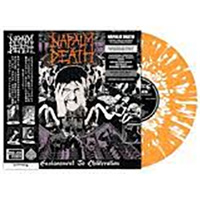 Napalm Death- From Enslavement To Obliteration LP (Orange Splatter