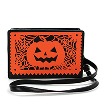 Pumpkin Papel Picado Clutch Bag by Comeco - SALE