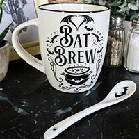 Bat Brew China Mug & Spoon Set by Alchemy England