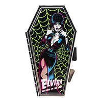 Elvira Coffin Neon Web Compact / Mirror by Kreepsville 666