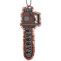 Groovy Chainsaw Air Freshener by Kreepsville 666