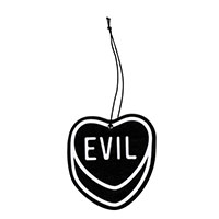 Evil Candy Heart Air Freshener by Sourpuss - SALE