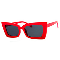 Big Payback Oversized Red Cat Eye Retro Sunglasses #17