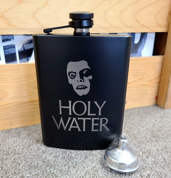 Holy Water Stainless Steel Flask by Mood Poison