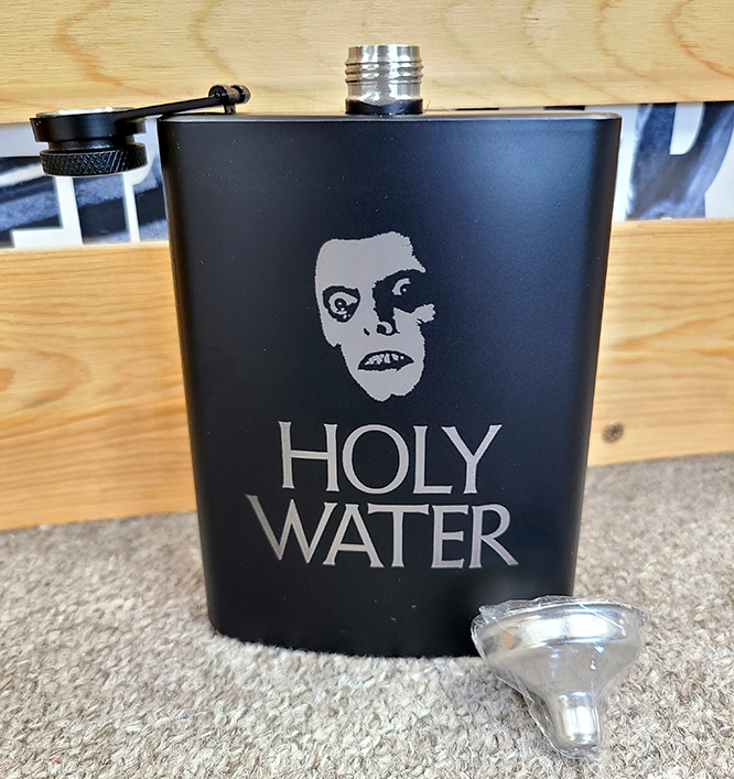 Holy Water Stainless Steel Flask by Mood Poison