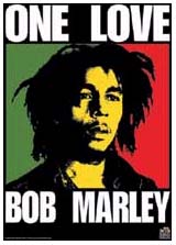 Bob Marley- One Love Fabric Poster/Wall Tapestry (Sale price!)