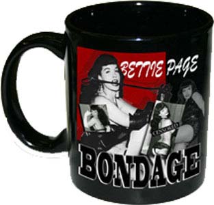 Bettie Page- Bondage coffee mug