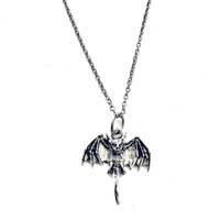 Stainless Steel Bat Necklace by Switchblade Stiletto