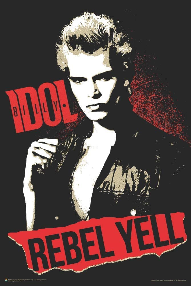 Billy Idol Rebel Yell Poster C12