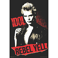 Billy Idol- Rebel Yell Poster