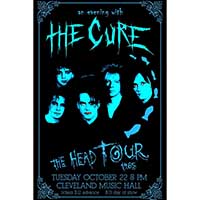 Cure- 1985 The Head Tour poster