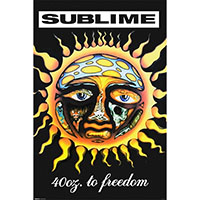 Sublime- 40oz To Freedom (Black) poster