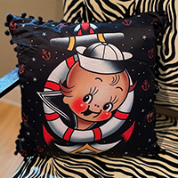 Buoy Cupie Baby Pillow by Sourpuss - square - SALE