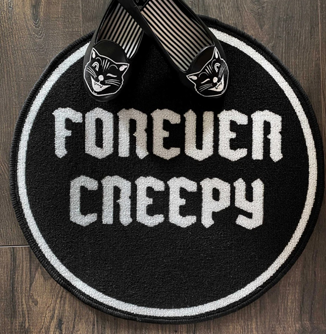 Forever Creepy Rug by Sourpuss