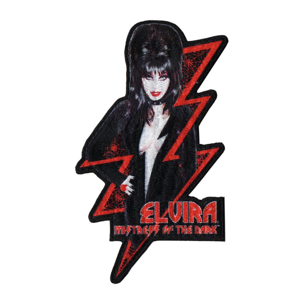 Elvira Lightening Bolt Patch by Kreepsville 666 (EP792)
