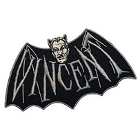 Vincent Price Devil Bat Embroidered Patch by Kreepsville 666 (EP972)