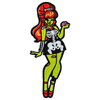 Zombie Girl Embroidered Patch by Kreepsville 666 (EP655)