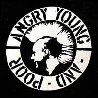 Angry Young And Poor cloth patch 