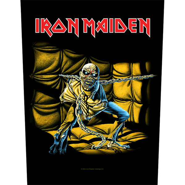 Iron Maiden- Piece Of Mind Sewn Edge Back Patch (bp69)