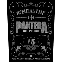 Pantera- Official Live Sewn Edge Back Patch (bp191)