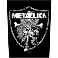 Metallica- Raider Skull Sewn Edge Back Patch (bp192)