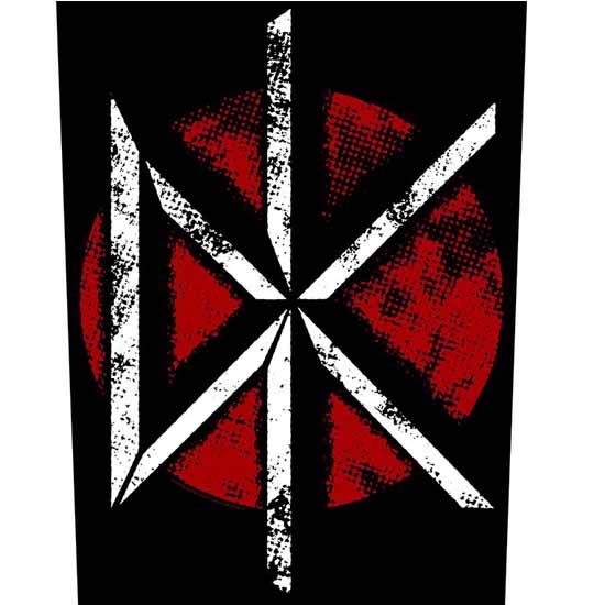 Dead Kennedys- DK on a sewn edge back patch (bp41)