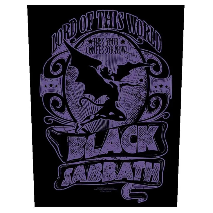 Black Sabbath- Lord Of This World Sewn Edge Back Patch (bp196)