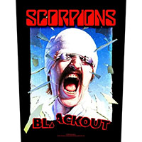 Scorpions- Blackout Sewn Edge Back Patch (bp284)