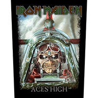 Iron Maiden- Aces High Sewn Edge Back Patch (bp283)