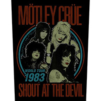 Motley Crue- Shout At The Devil Sewn Edge Back Patch (bp158)