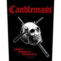 Candlemass- EPICUS DOOMICUS METALLICUS Sewn Edge Back Patch (bp276)