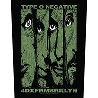 Type O Negative- 4DXFRMBRKLYN Sewn Edge Back Patch (bp180)