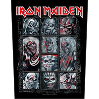 Iron Maiden- 10 Eddies Sewn Edge Back Patch (bp273)