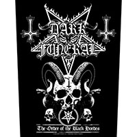 Dark Funeral- The Order Of The Black Hordes Sewn Edge Back Patch (bp274)