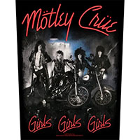 Motley Crue- Girls Girls Girls Sewn Edge Back Patch (bp269)