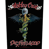 Motley Crue- Dr Feelgood Sewn Edge Back Patch (bp270)